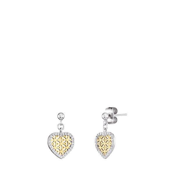 Image of Ohrringe Damen Silber 19MM