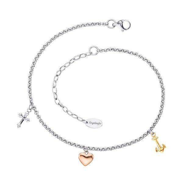 Image of Fusskette Damen Silber 27cm