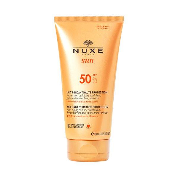 NUXE  SUN SPF50 lait Fon Visage & Corps SPF50 Latte Fondente alta Protezione 