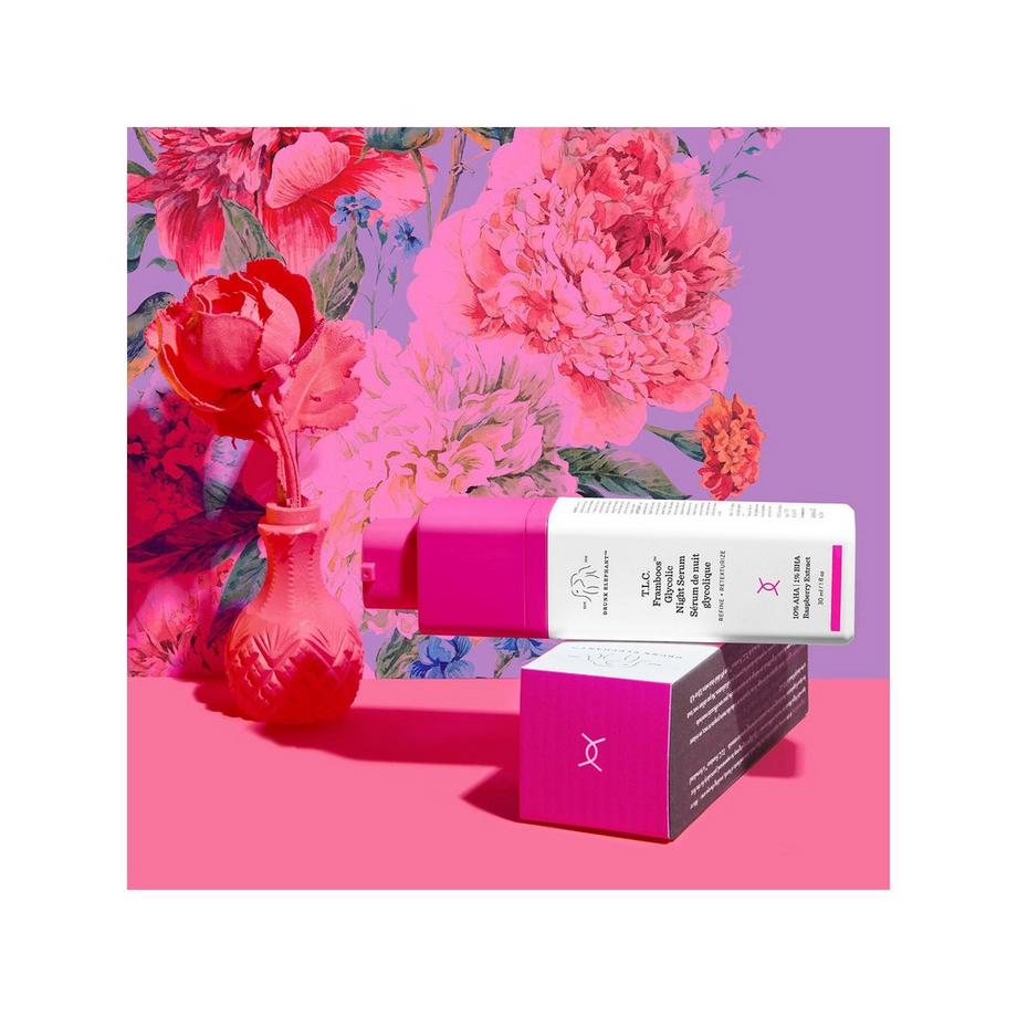 DRUNK ELEPHANT  T.L.C. Framboos™ Glycolic Night Serum - Siero Notte Con Acido Salicilico 