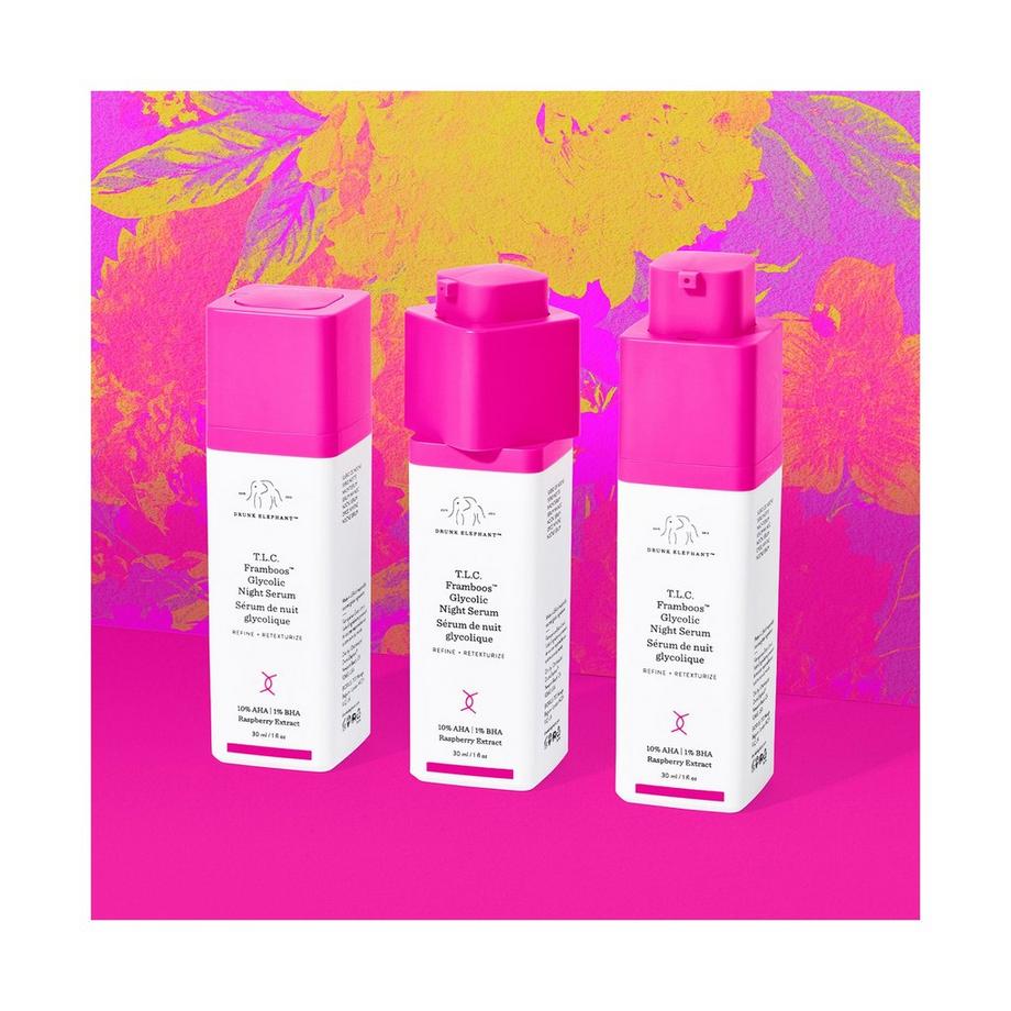DRUNK ELEPHANT  T.L.C. Framboos™ Glycolic Night Serum - Siero Notte Con Acido Salicilico 
