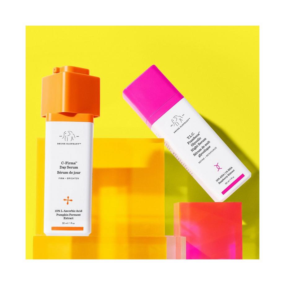 DRUNK ELEPHANT  T.L.C. Framboos™ Glycolic Night Serum - Siero Notte Con Acido Salicilico 