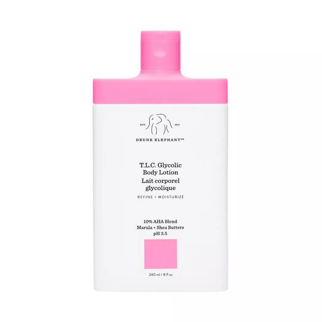 DRUNK ELEPHANT - T.L.C. Glycolic™ Body Lotion – Peelende Körperlotion, 240 ml, Fantasie