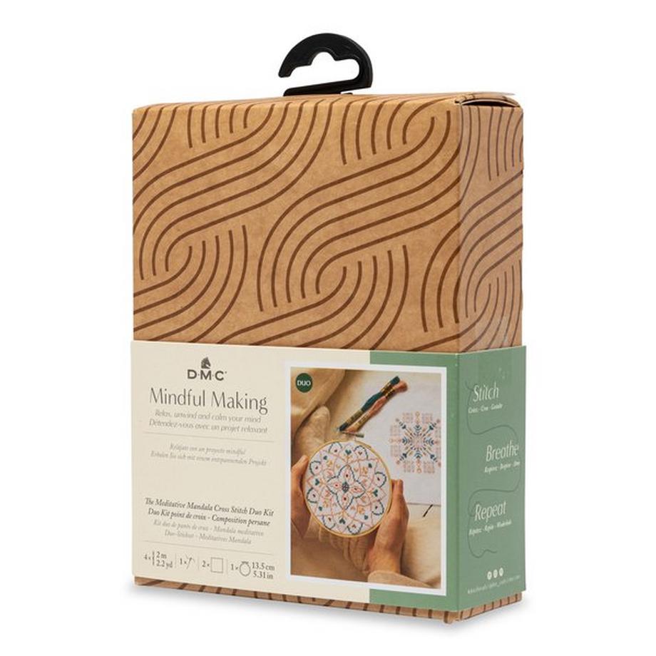 DMC Kit de broderie Mandala floreale 