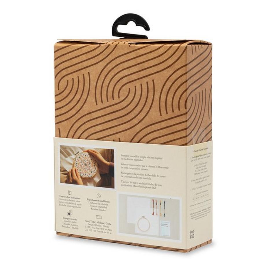 DMC Kit de broderie Mandala floreale 