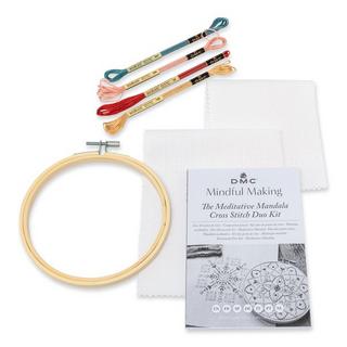 DMC Kit di ricamo Mandala floreale 