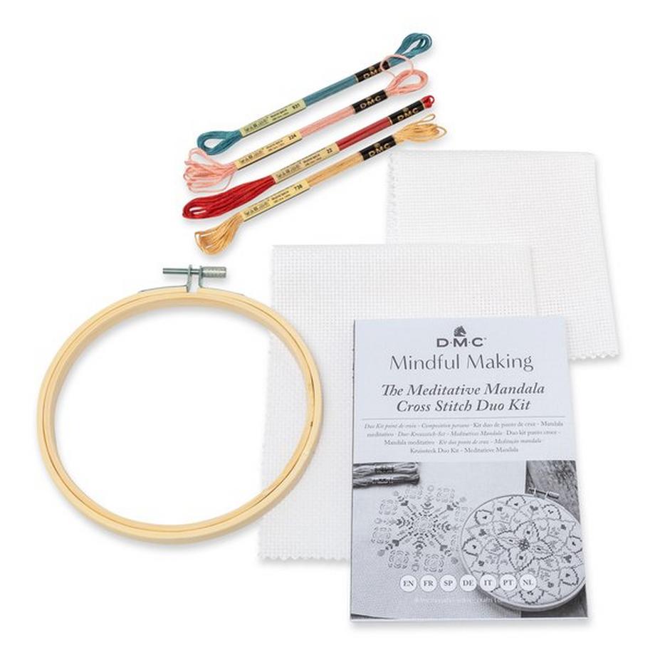 DMC Kit de broderie Mandala floreale 