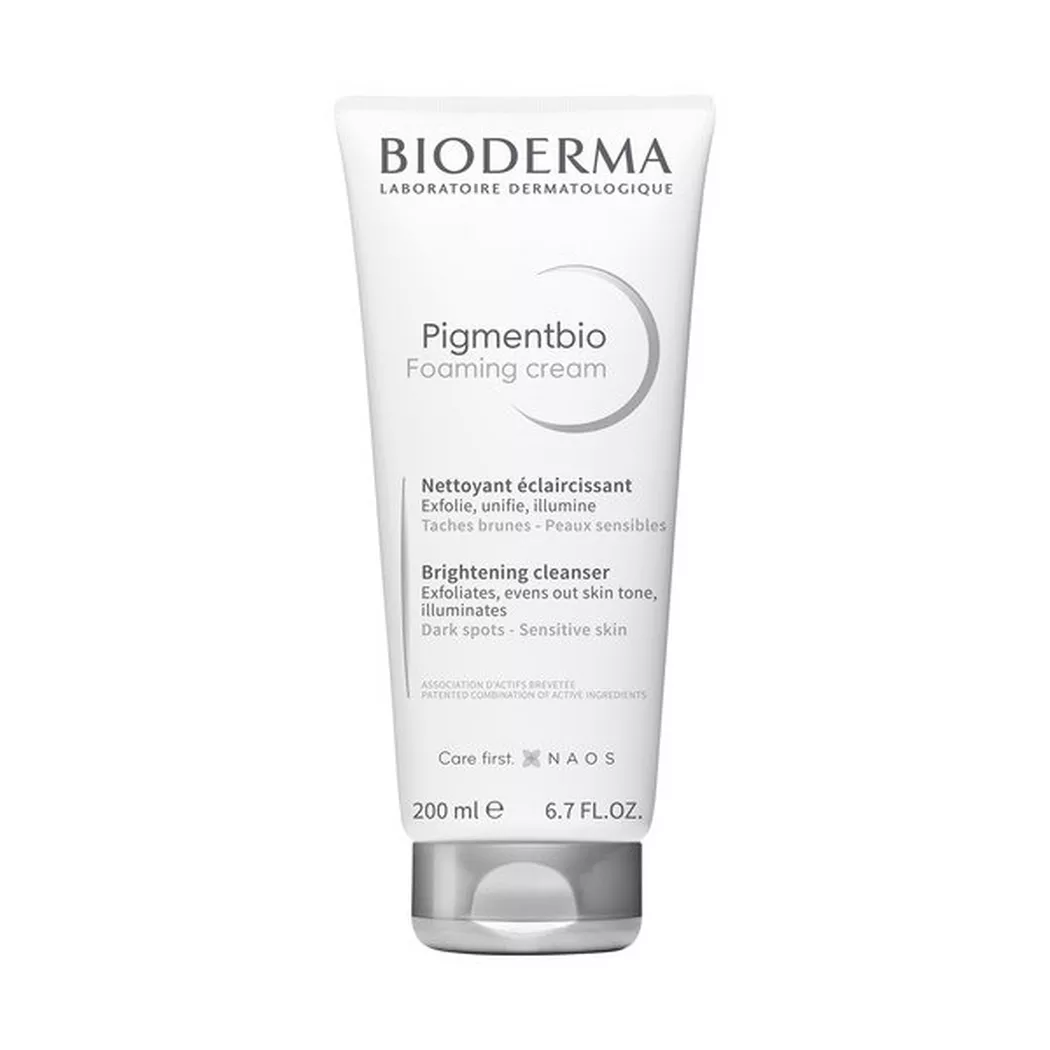 BIODERMA - Pigmentbio Foaming Cream – Aufhellende Reinigungscreme - gegen braune Flecken, 200 ml