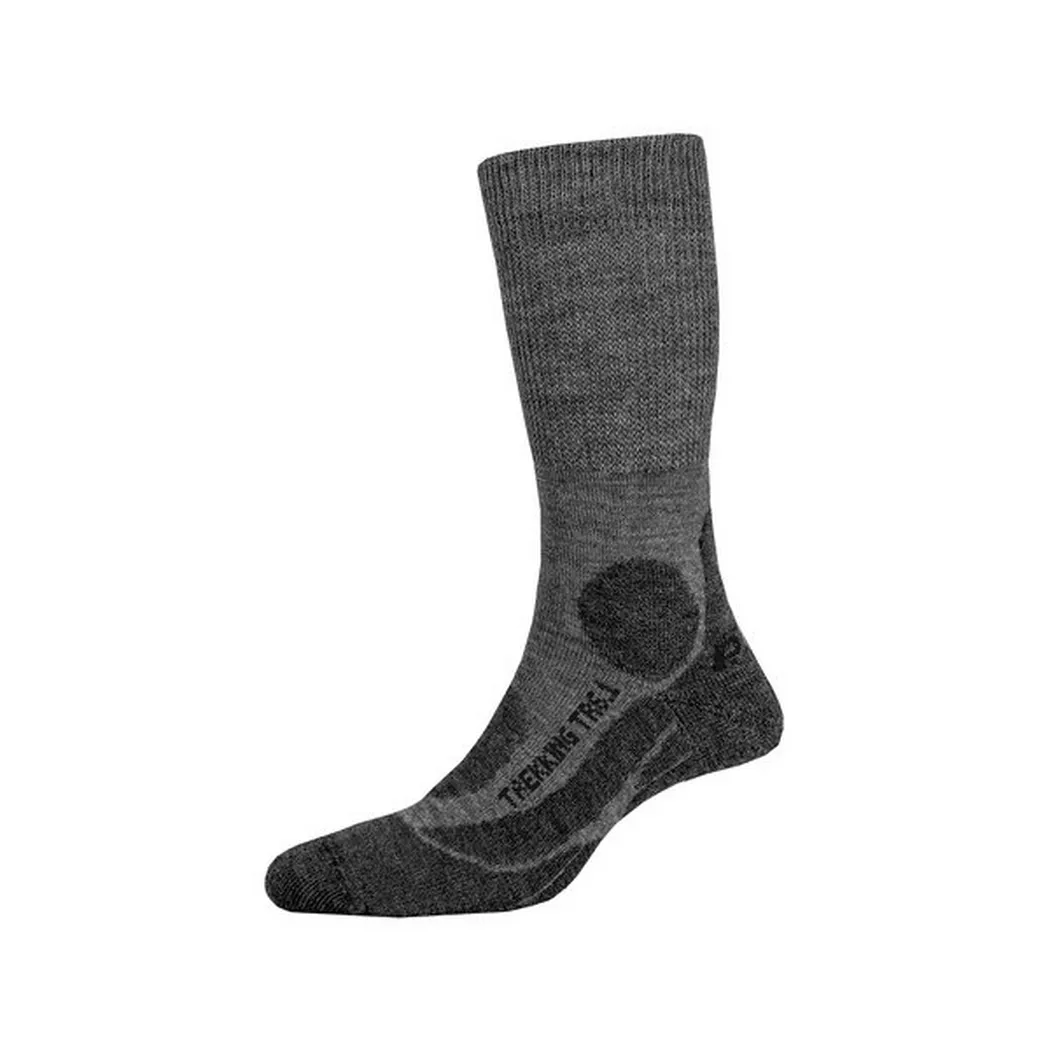 PAC - Wadenlange Trekkingsocken, für Herren, Anthrazit, Größe 35-37