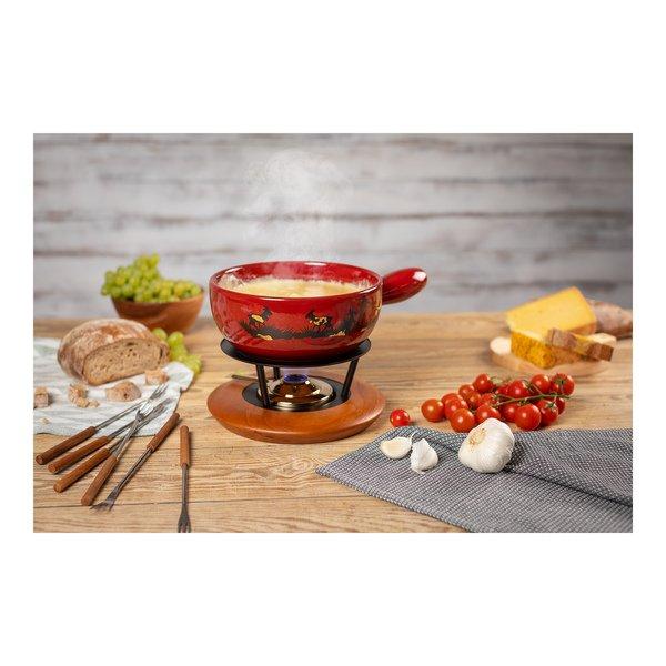 KUHN RIKON Service à fondue au fromage Joueur de cor des Alpes 