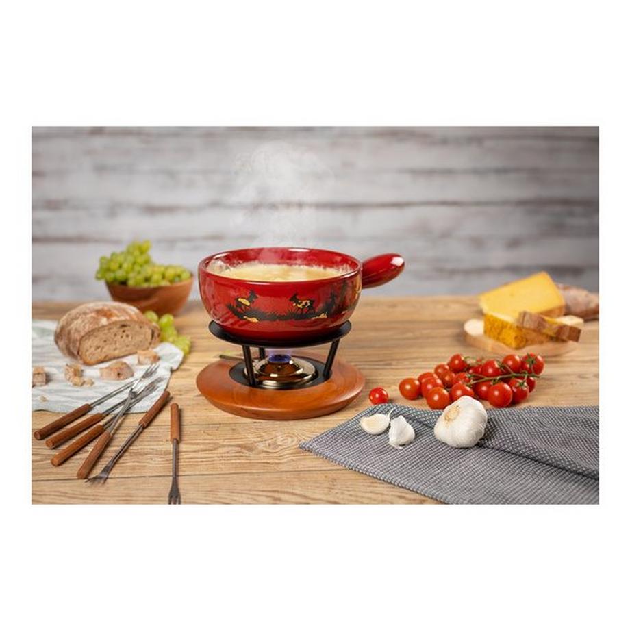 KUHN RIKON Käsefondue-Set Alphornbläser 