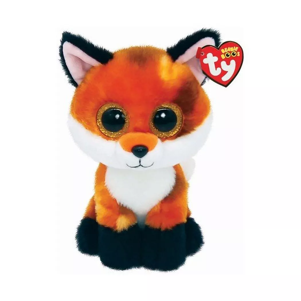 Ty - Beanie Boo, Fuchs Meadow, 15cm, Rot