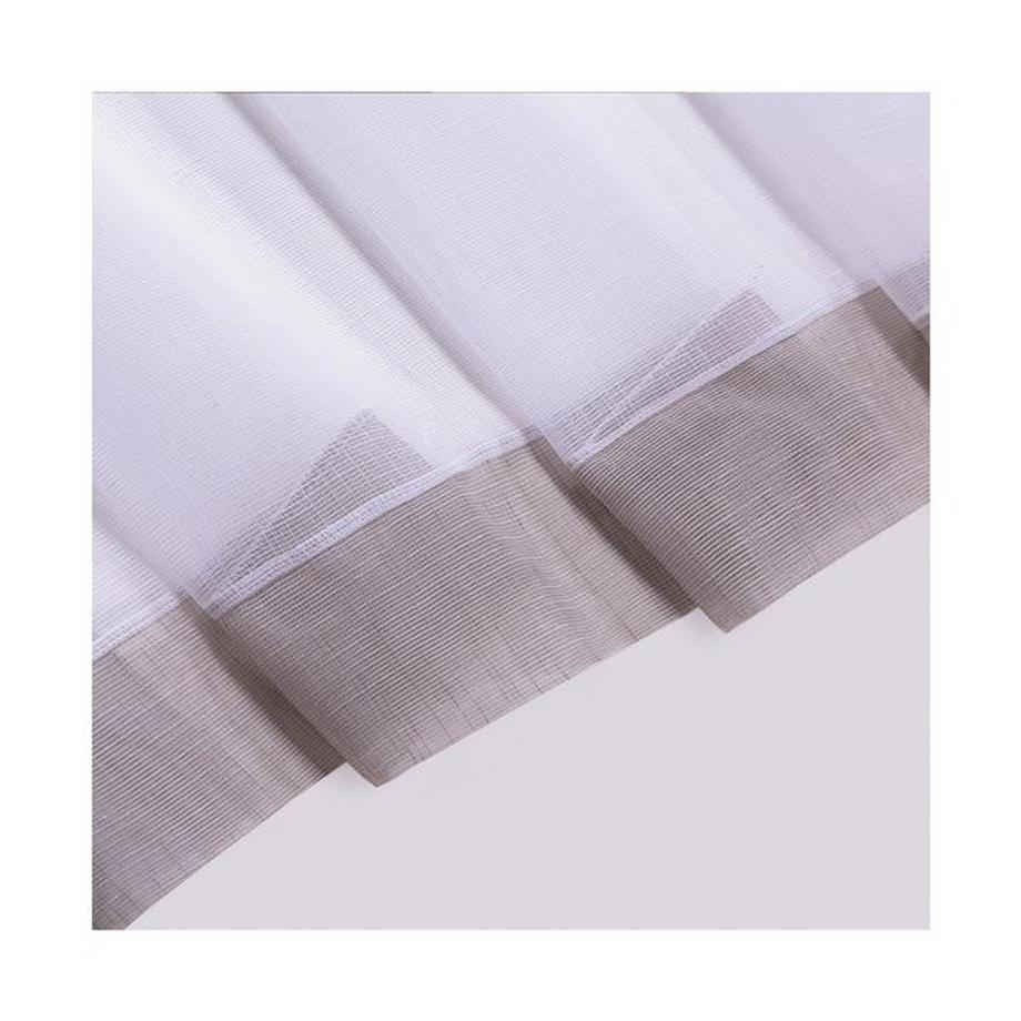 Gerster Collection Tende a vetro Bistro bianco/grigio chiaro 