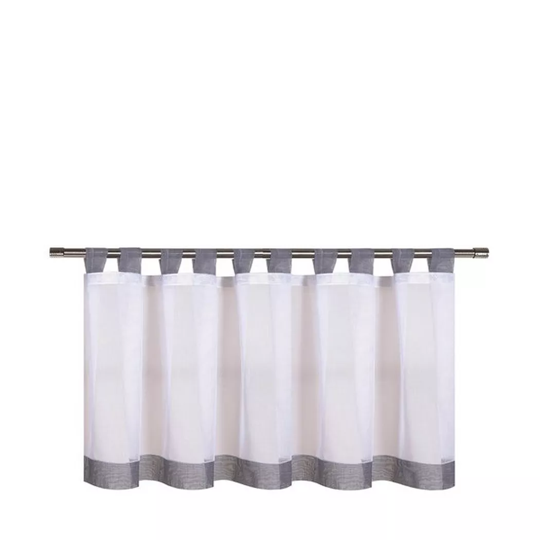 Gerster Collection - Scheibengardinen, 150X50CM, Dunkelgrau