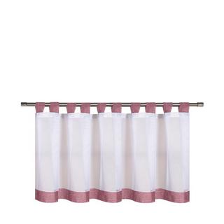 Gerster Collection Scheibengardinen Bistro weiss/hellgrau 