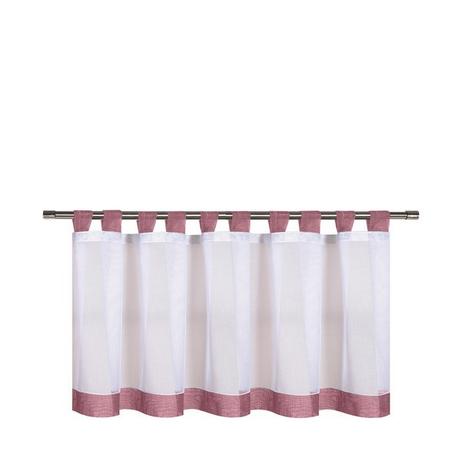 Gerster Collection Scheibengardinen Bistro weiss/hellgrau 