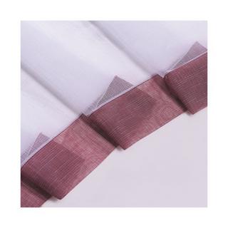 Gerster Collection Vitrages Bistro blanc/gris clair 