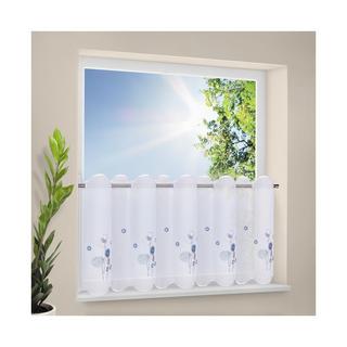 Gerster Collection Scheibengardinen Bistro Stickerei Blume 