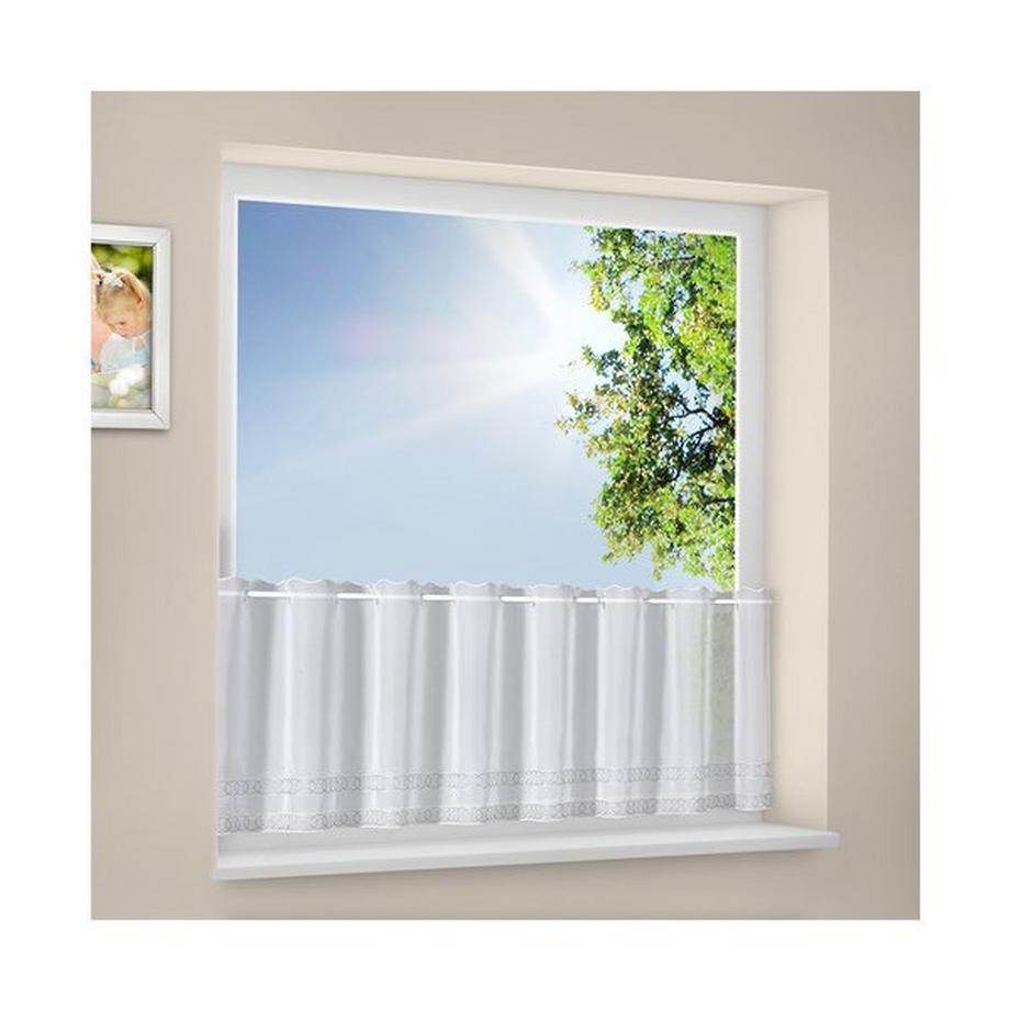 Gerster Collection Tende a vetro Bistro Ricamo cerchi 