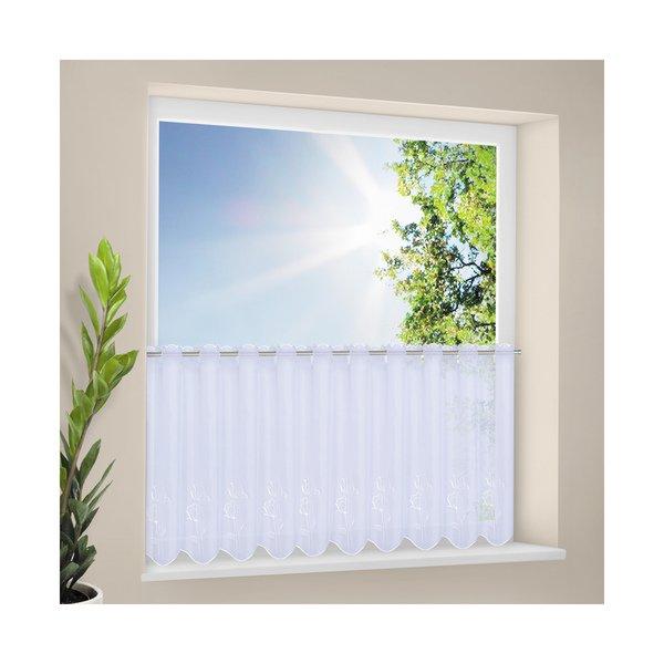 Gerster Collection Tende a vetro Bistro Ricamo Rosa 