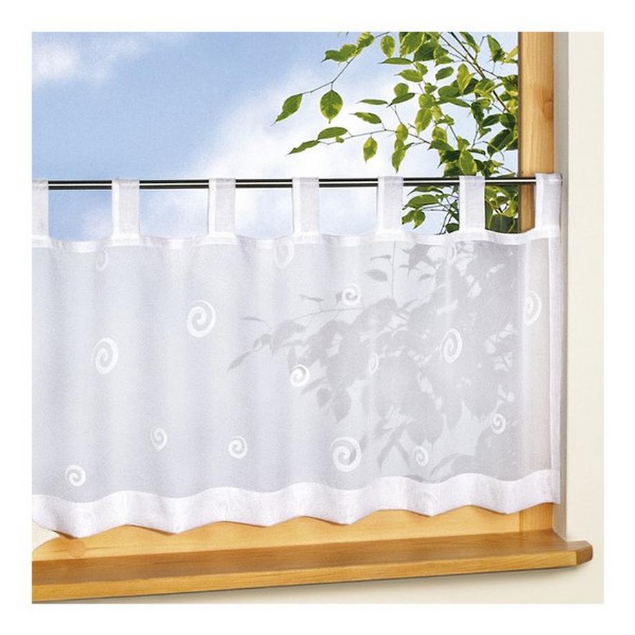 Gerster Collection Scheibengardinen Bistro bedruckt Kringel 