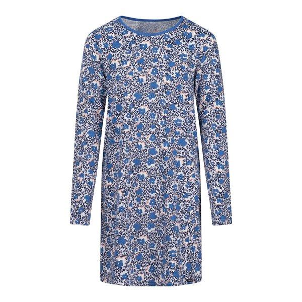 Image of Nachthemd, Langarm Mädchen Blau Bedruckt 152
