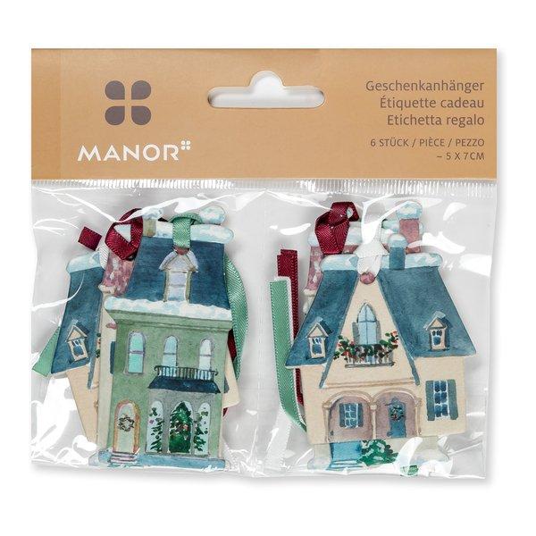 Manor Geschenkanhänger 
 Häuser 