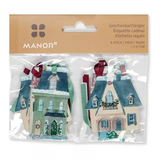 Manor Geschenkanhänger 
 Häuser 