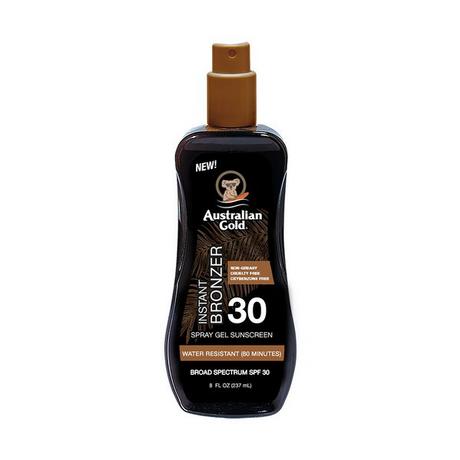 Australian Gold Spray Gel + Bronzer SPF 30 Spray Gel mit Bronzer LSF 30 
