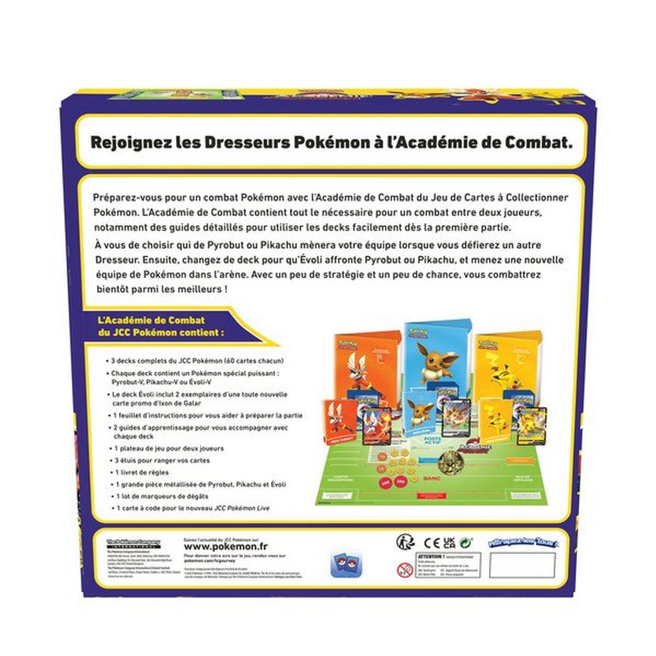 Pokemon  Académie de combat, Francese 