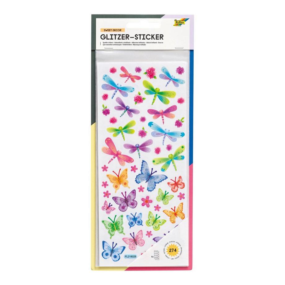 Folia Autocollants paillettes
 Sweet Decor 