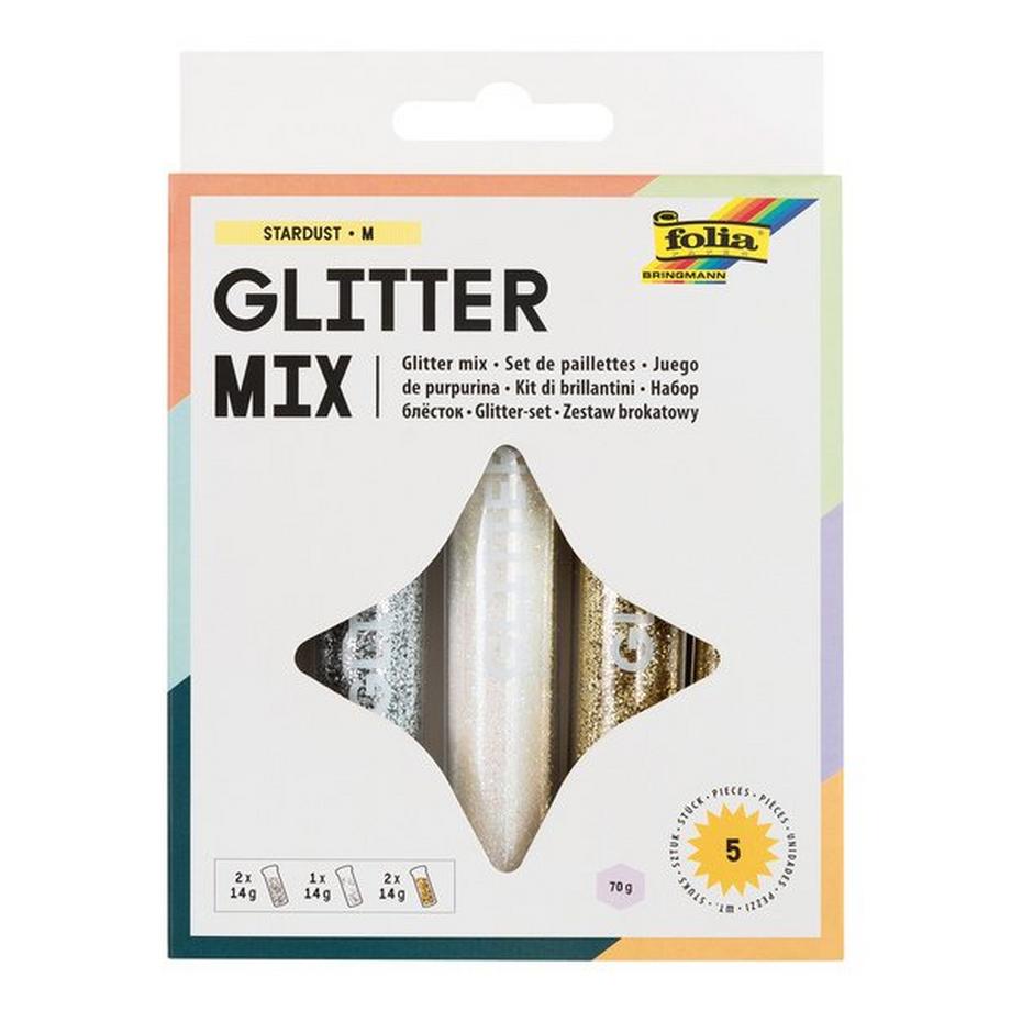 Folia Set di polvere glitter Stardust 