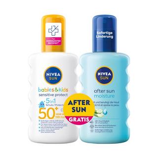 NIVEA SUN  Mixpack Kids Sensitive Spray LSF 50 + After Sun Spray 