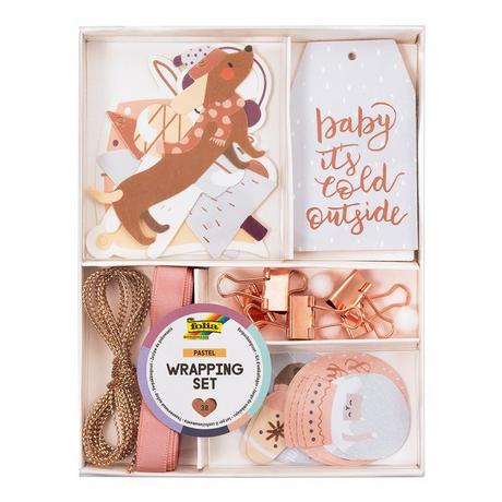 Folia Geschenkanhänger Pastel 