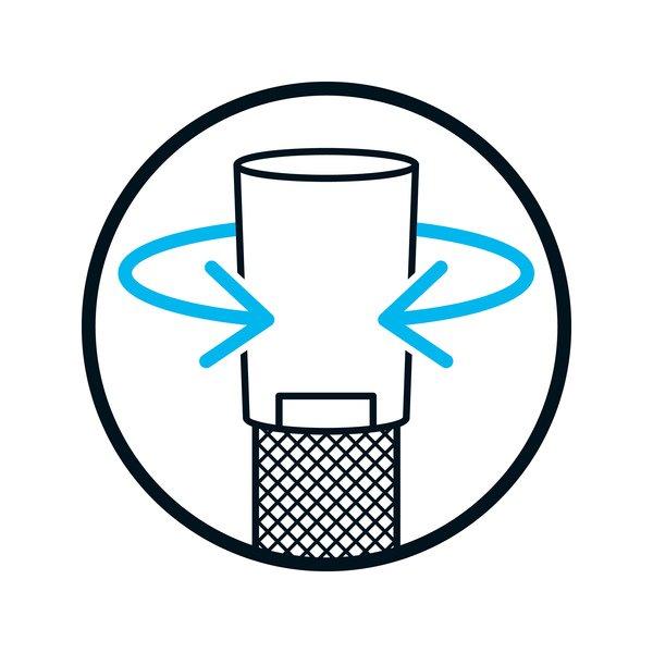 diaqua Tubo doccia CHROMALUX 