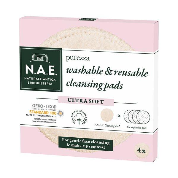 Image of N.A.E. Cleansing Pads Purezza Washable & Reusable - 4 pezzi