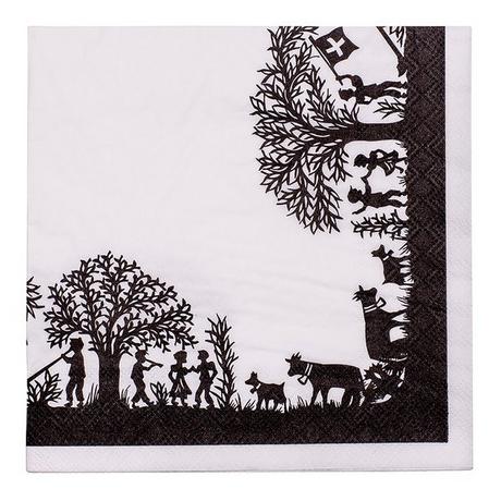 Kadastar Serviettes en papier, 20 pièces Bergchilbi 