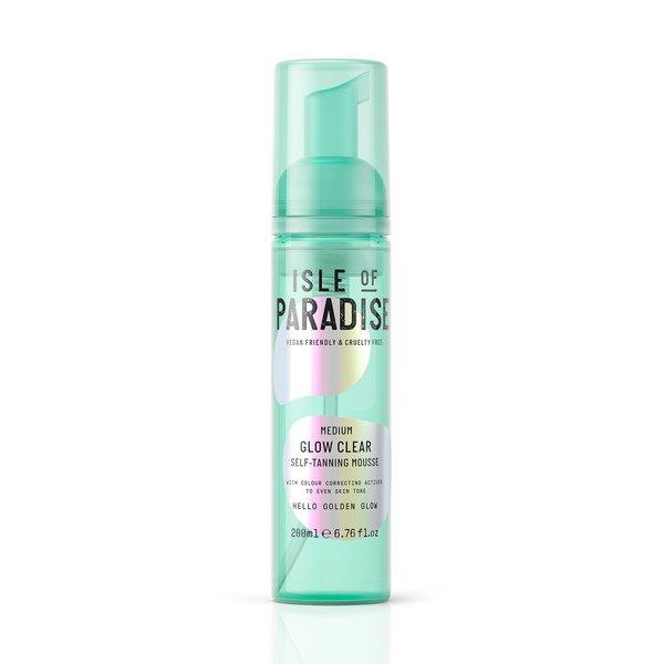 Image of Isle of Paradise Glow Clear Mousse Green - 200ml