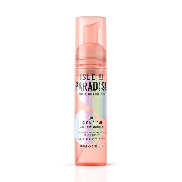 Image of Isle of Paradise Glow Clear Mousse Peach - 200ml
