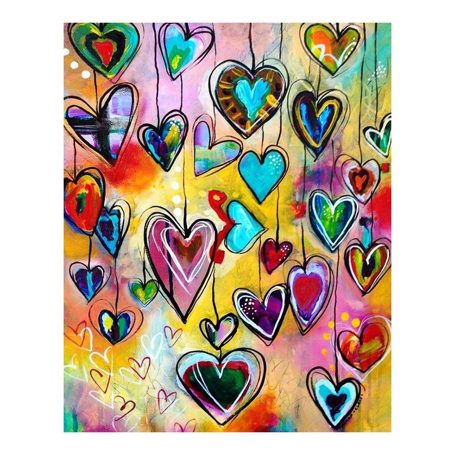 Figured'Art Diamantmosaik Herzen 