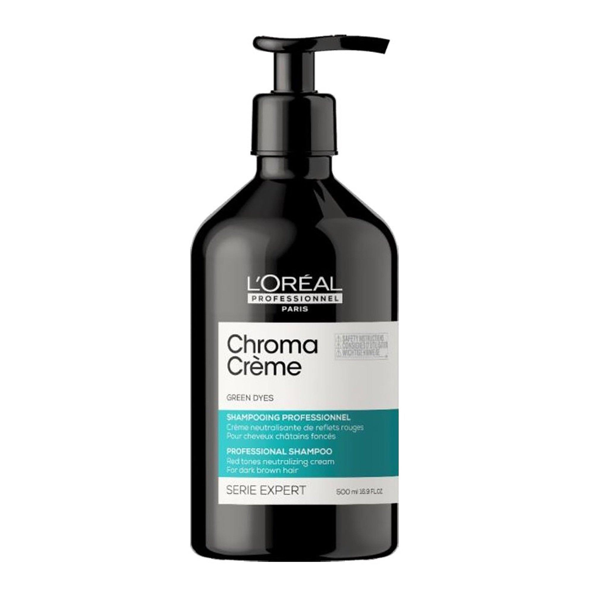 L'Oréal Professionnel CHROMA CREME SHAMPOO Chroma Crème Green Matte Shampoo 