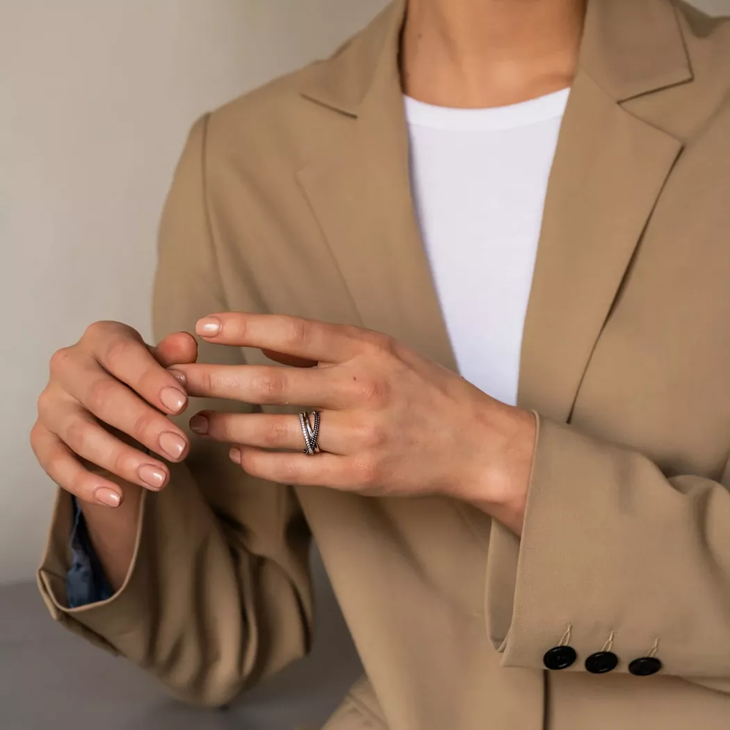 TI SENTO - Ring, 54, Silber 2