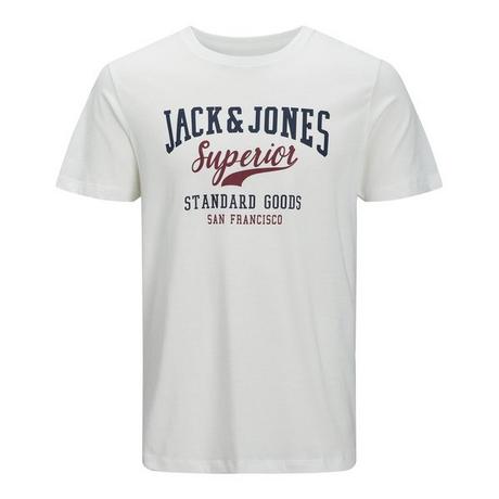 JACK & JONES JJELOGO TEE SS O-NECK 2 COL AW22 SN T-Shirt 