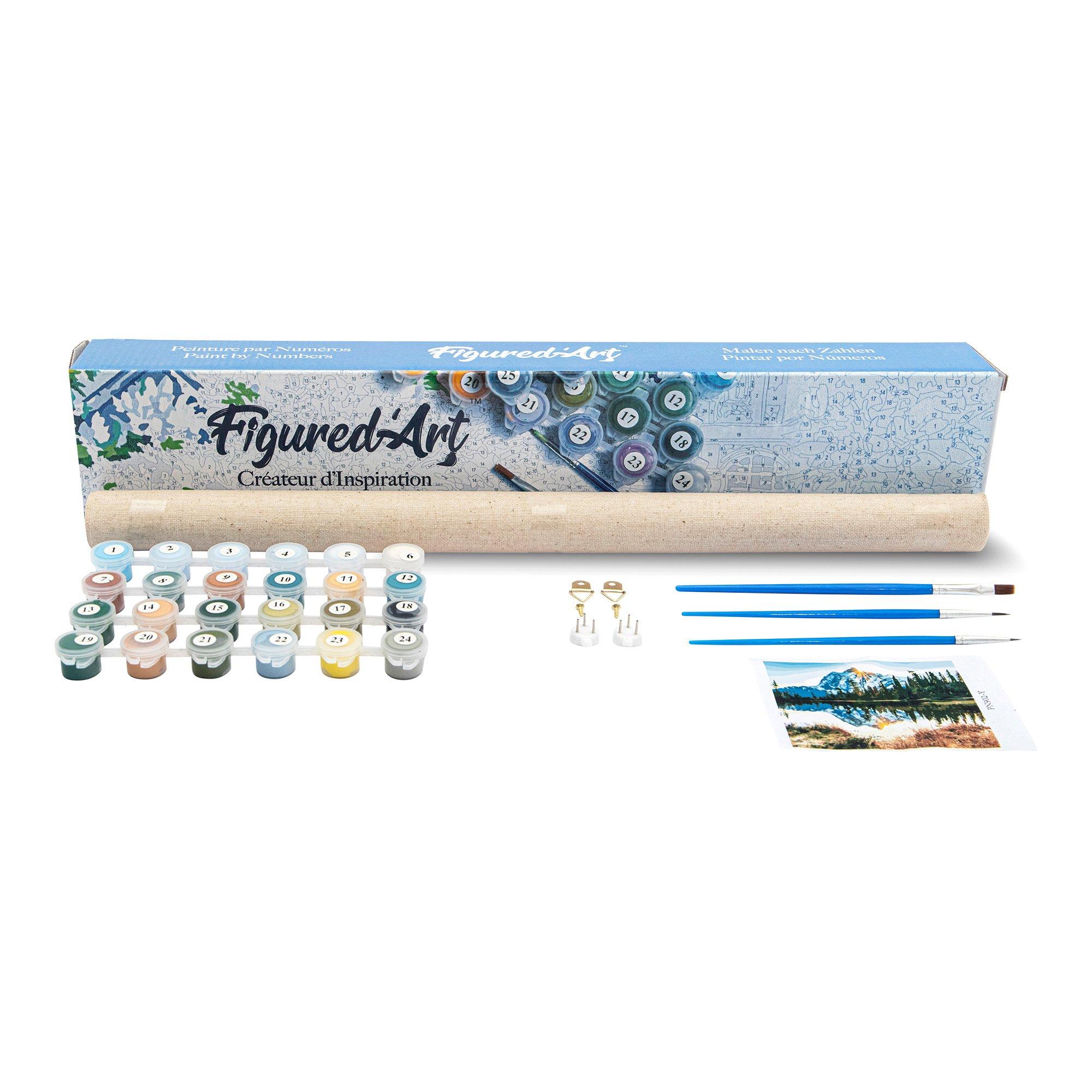 Figured'Art Peinture par numéros Bluebirds 