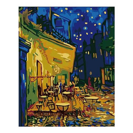 Figured'Art Peinture par numéros Van Gogh Café Terrace at Night 