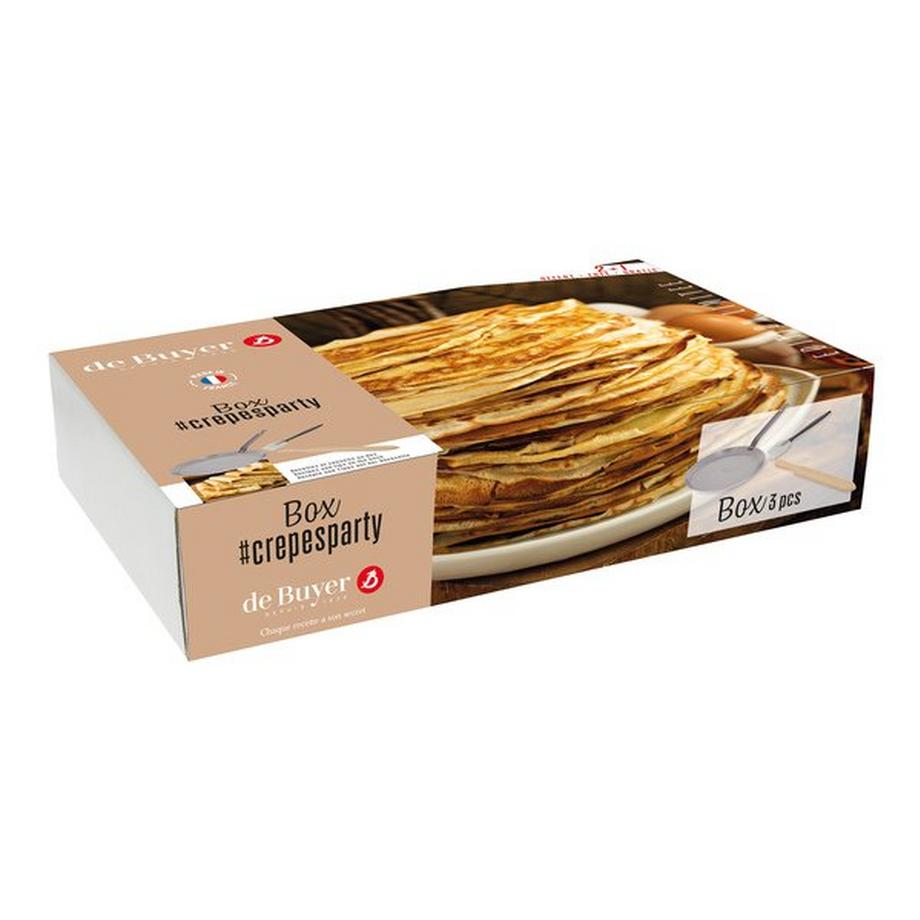 de BUYER Lot poêles CREPESPARTY 