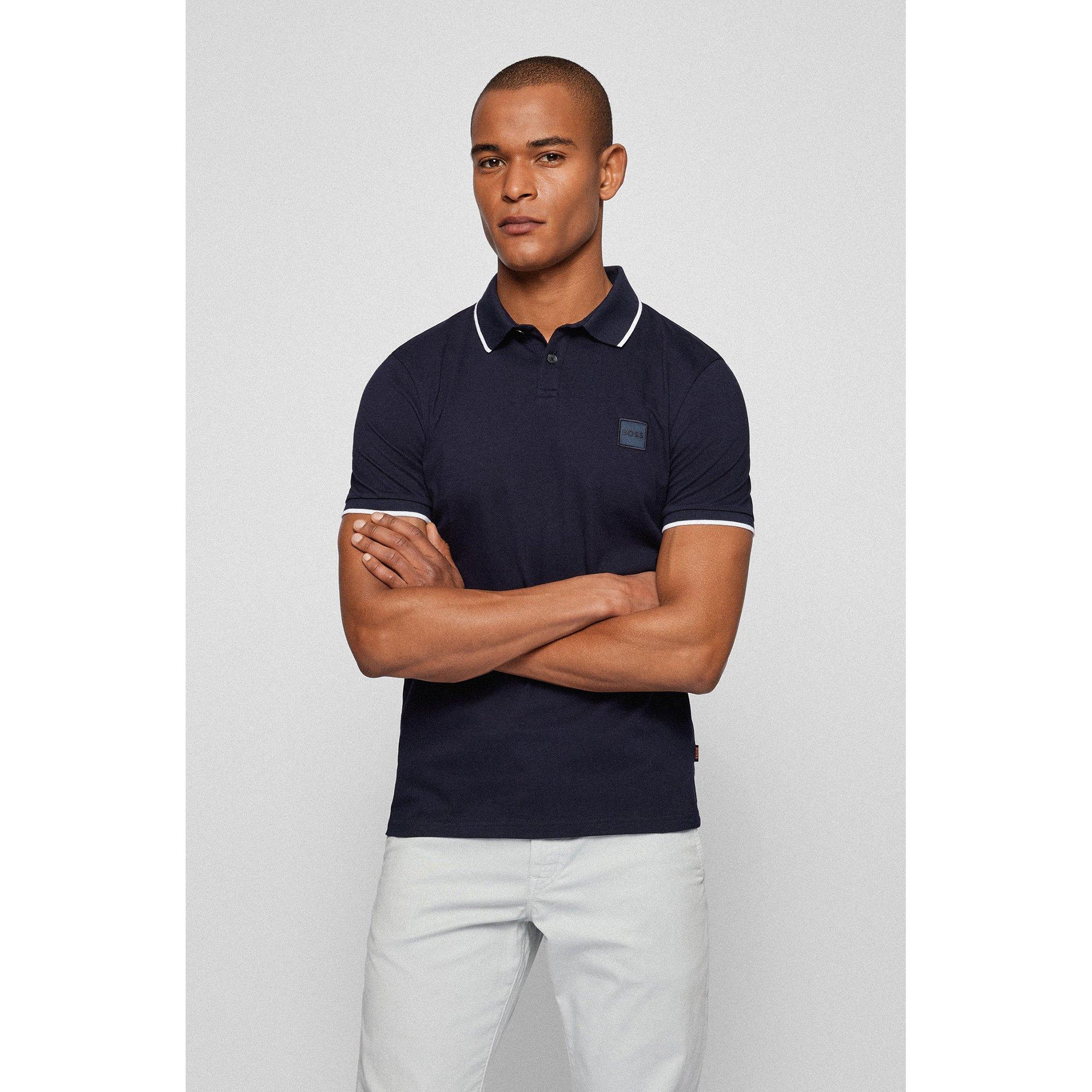 BOSS ORANGE Passertip Poloshirt, kurzarm 