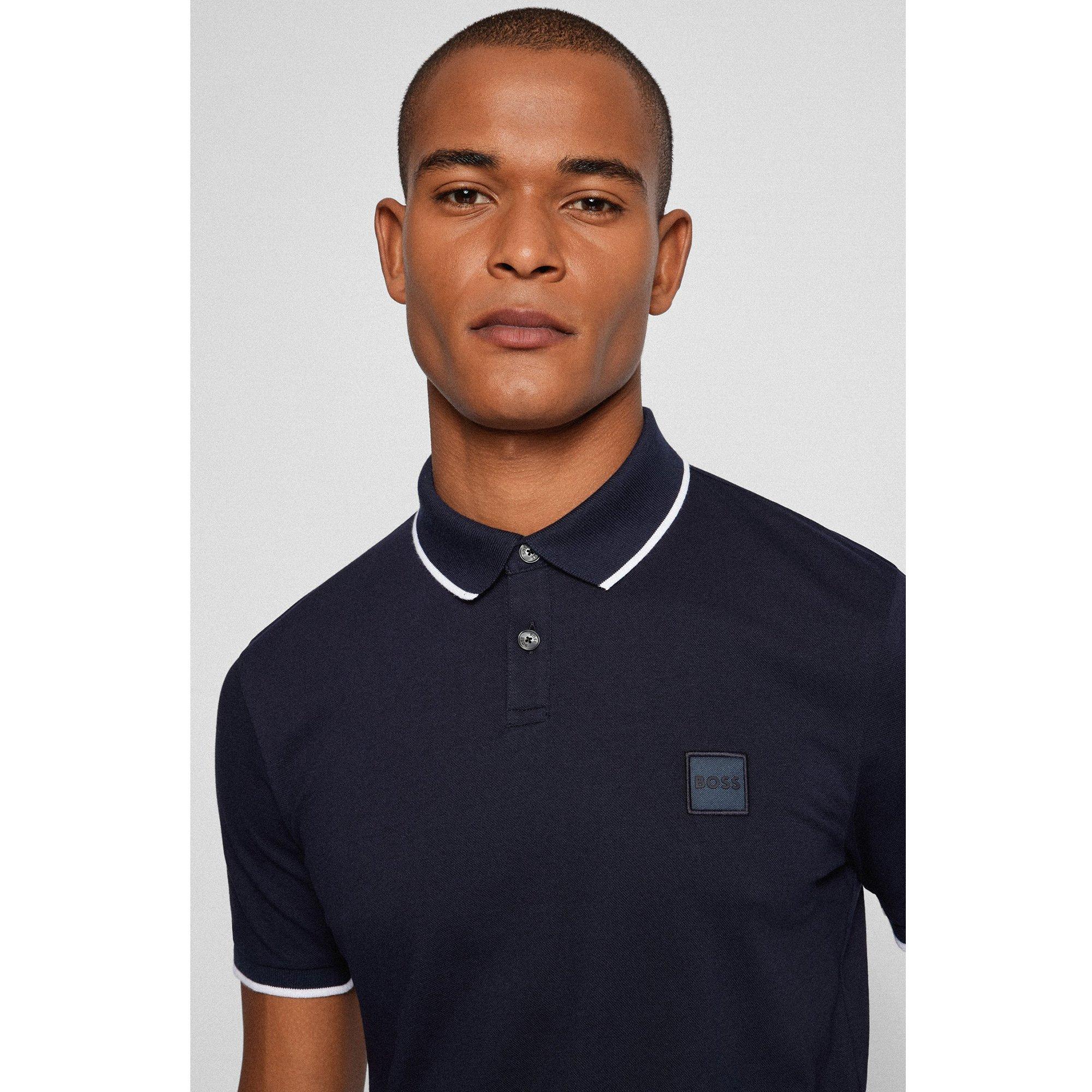 BOSS ORANGE Passertip Polo, manches courtes 