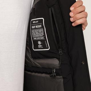 REPLAY Giacca Invernale con Cappuccio  