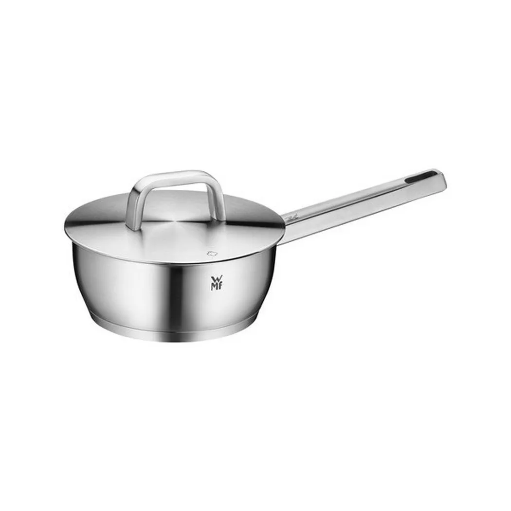 WMF Stielkasserolle mit Deckel 18cm Iconic Cromargan silber baby